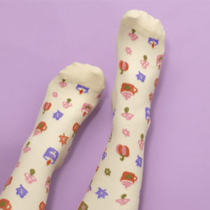 Pumpkin Spice Compression Socks